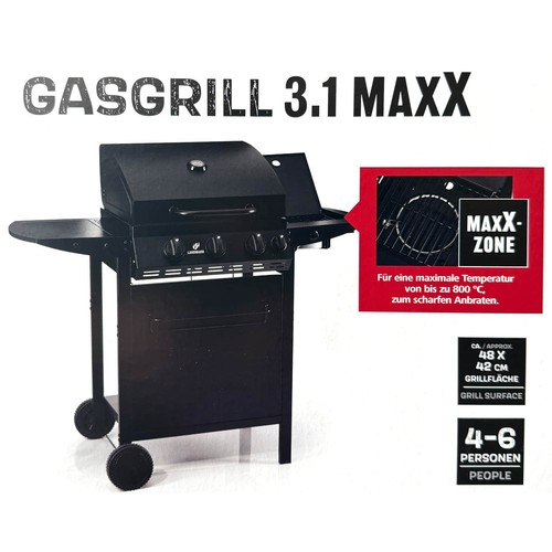 Landmann maxx gasgrill bbq - 3.1,