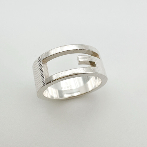 Gucci marken ring - gucci, silber