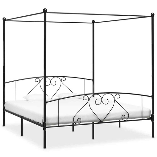 Himmelbett gestell metall bett - himmelbett-gestell,