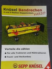 KNÜSEL Bandrechen VARIO Prospekt von 07/2020 ( Schweiz 193 )