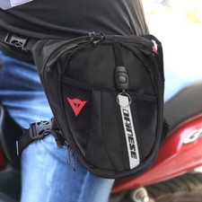 Schwarz Motorrad Taschen Rucksäcke Reise Herren Hüft Bauch Gürtel-Tasche Bein~~