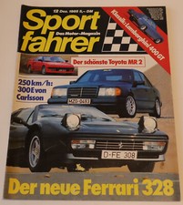 Sportfahrer ferrari 328 - 12/85,