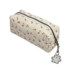 Artistic Flower Print Zippered