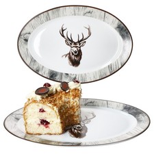 2x Alois Servierplatte oval