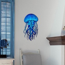 Metall Quallen Wand Dekor