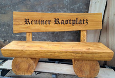 Rustikale Gartenbank Ruhe Bank