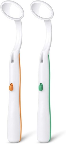 Led zahnspiegel 2er - led, 2er-pack