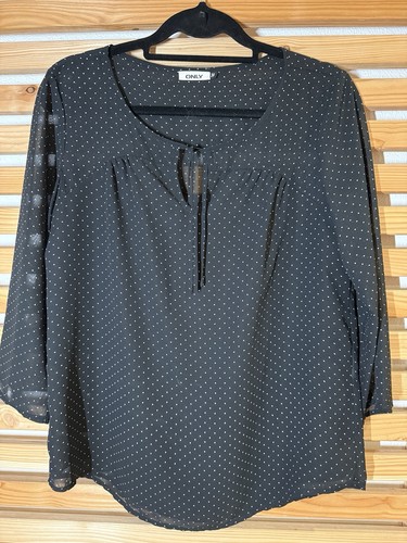Only bluse schwarz weiße - bluse,