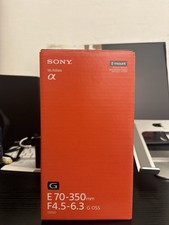 Sony E 70-350mm F4.5-6.3 G OSS