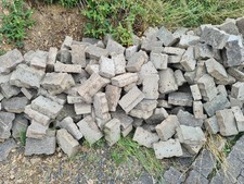 15 qm Pflastersteine "W-Verbund" 20x10x6 cm Betongrau