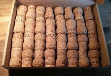 32x Sektkorken Naturkorken