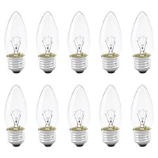 10 x Glühbirne Kerze 25W E27