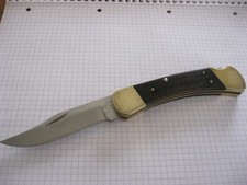 Taschenmesser BUCK 110 USA, Gebraucht, älteres Modell, Rückenverriegelung