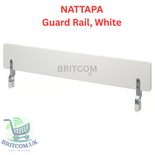 IKEA NATTAPA Bettschutzgitter 96cm - weiß Sicherheitsabsperrung für Kleinkind Kinderbett/Bett