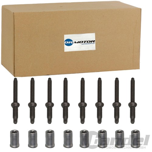 Stiftschrauben muttern - 8x,