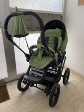 Teutonia Cosmo Kinderwagen mit Babywanne – Farbe Grün, top Zustand!