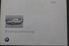 BMW 3er Compact "1997" Betriebsanleitung - Bedienungsanleitung - Handbuch