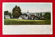 AK SCHLUCKENAU in Böhmen 1905 Ortsansicht mit Kirche   ( 162847