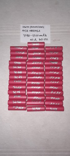 40x sanyo panasonic - sanyo/panasonic, ncr18650ga