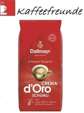 **** DALLMAYR CREMA D'ORO SCHÜMLI KAFFEE BOHNEN 8 x 1 KG ****