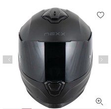 NEXX Y.100R Full Black Integralhelm Matt Schwarz Größe L
