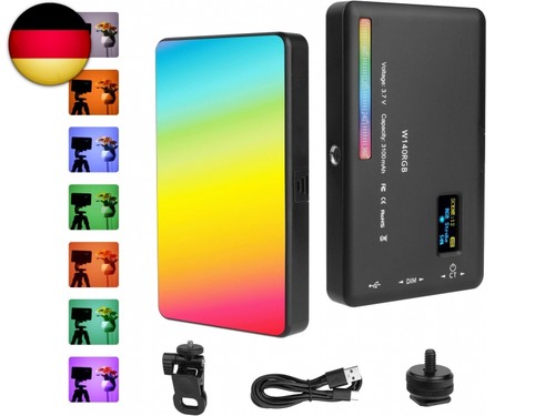 Axfee led videoleuchte rgb - videoleuchte, rgb,