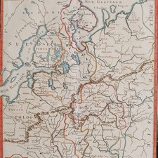 Historische Landkarte Baltikum