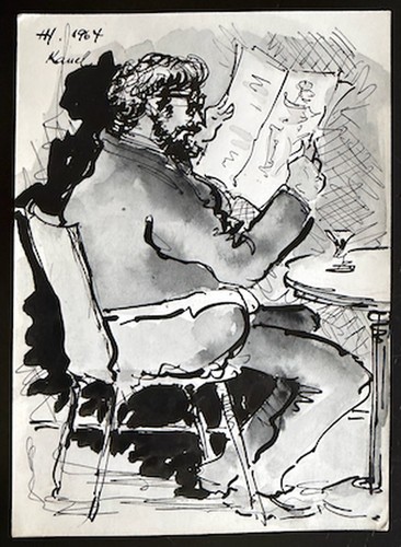 Hans huning sitzender - huning,