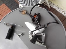Suzuki GS 500 F Bremsanlage hinten Bremshebel Bremse Fußraste brake foot rest