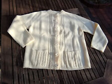 Vintage Zopfmuster Strickjacke