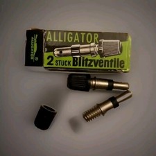 Alligator Blitzventil Fahrradventil Packung mit 2 Stück NOS