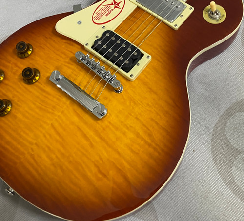 Flame maple top left - maple, left-hand