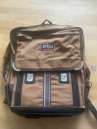 4you schulrucksack braun - schulrucksack,