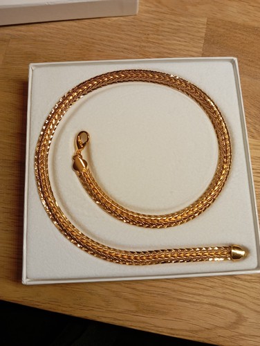 Vergoldetes collier th - collier, „th