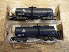 Fleischmann 2x  8486 K Waggon 4-achsiger Kesselwagen VTG  OVP  TOP Spur N