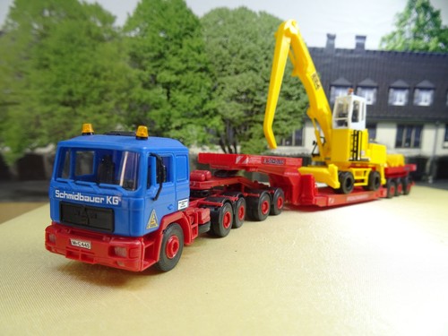 Kibri man schwertransport - schwertransport, mit