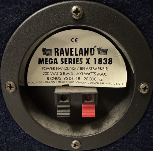Raveland mega series 1838 - mega, x