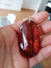 Großer Bernstein Anhänger