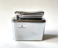 1) Tischfeuerzeug aus Sammlung IBELO MONOPOL Benzinfeuerzeug mit Logo Hünnebeck