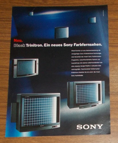 Seltene werbung sony - werbung, kv-27