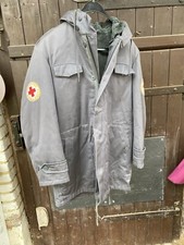 Bundeswehr Parka Jacke Deutsches Rotes Kreuz Gr 42 Herren Sammler Antik Vintage 