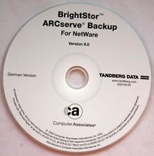 Retro-PC: CD-ROM BrightStor ARCserve Backup For Netware German Version