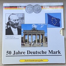 Sammlerstück 50  Jahre Deutsche Mark, Jubiläumsausgabe BRD 1948 1998