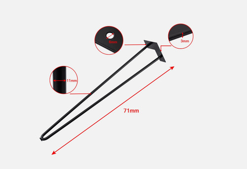 Deuline hairpin legs - hairpin,