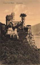 003887) AK Gruss vom Rhein Rheinstein ungebraucht