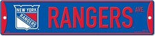 New York Rangers 4" x 17"