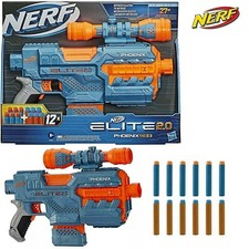 Nerf Elite 2.0 Phoenix CS-6 motorisiertes Blaster-Set Neu Kinder Weihnachten Spielzeug Pistole Geschenk 8+