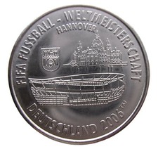 WM-MÜNZE-MEDAILLE - STADION HANNOVER
