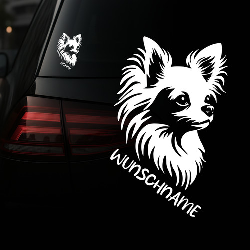 Auto aufkleber chihuahua - aufkleber, |
