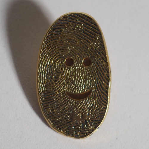 Pin anstecknadel fingerabdruck - anstecknadel,